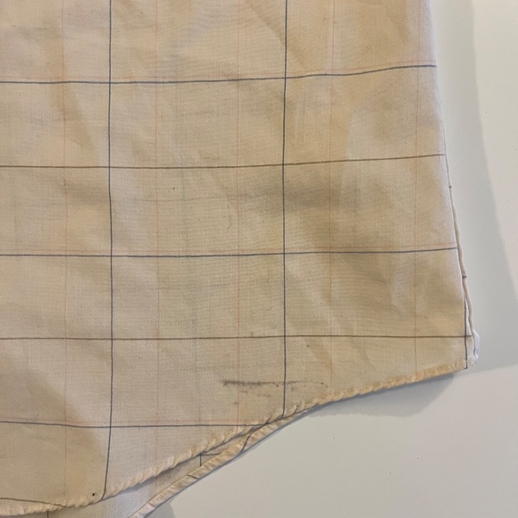 Vintage Steeplechase Tan Plaid Short Sleeve Button Down - Picture 5 of 5